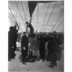   US War Balloon No 2,c1907,men holding ropes of balloon: Home & Kitchen