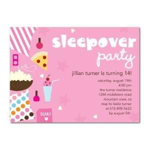  Birthday Party Invitations   Sleepover Style By Ann Kelle 