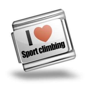   Love sport climbing Bracelet Link: Italian Charms Original: Jewelry