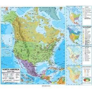  Map 762544112 North America Advanced Political Classroom Wall Map 