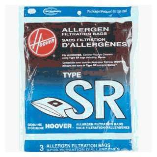  Hoover 401011SR Type SR Allergen Filter Bag, 3 Pack 
