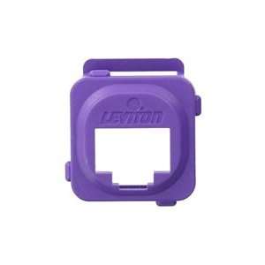   QuickPort Adapter Bezel for Clipsal Opening   Purple