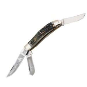   Horse Sowbelly Stockman Knife w/Genuine Stag Handles: Home Improvement