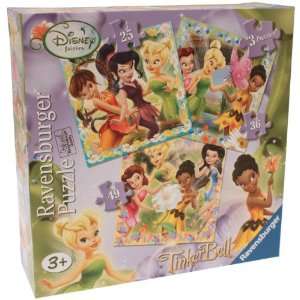 RAVENSBURGER  Disney Fairies 3 in a box Puzzles   