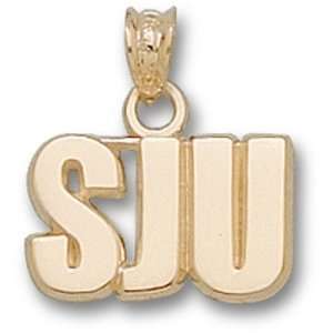  St Josephs University SJU 3/8 Pendant (Gold Plated 