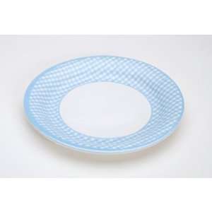 Blue/White Checked Paper Dinner Plates Case Pack 6 