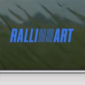  Ralliart Blue Decal Jdm Mitsubishi Evo 4WD Window Blue 