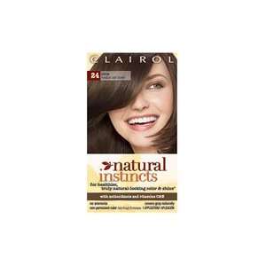  Clairol Natural Instincts Hair Color, 24 Clove, Medium Ash 