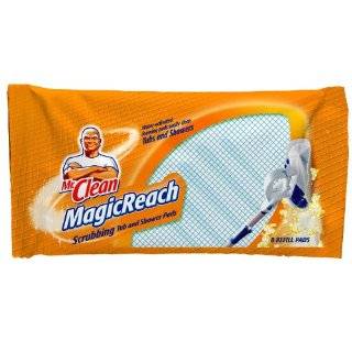 Mr. Clean Magic Reach Scrubbing Tub and Shower Pads , 8 refill pads by 