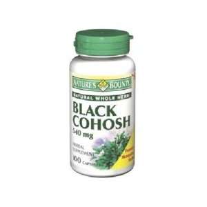  Natures Bounty Black Cohosh Capsules 540mg 100: Health 