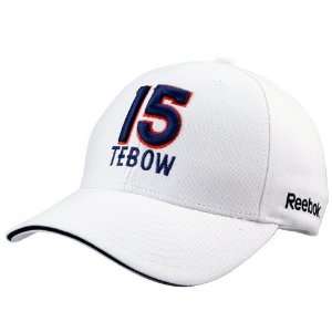   Denver Broncos #15 Tim Tebow White Adjustable Hat