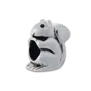 Authentic Biagi Squirrel Bead Charm .925 Sterling Silver fits Pandora 