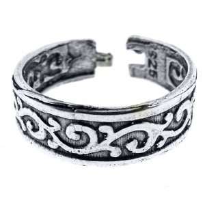  Sterling Silver Toe Ring Antique Vine: Jewelry