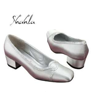  Shahla Silver Paillette Bridal/Prom Shoe (Sizes 3 to 13 