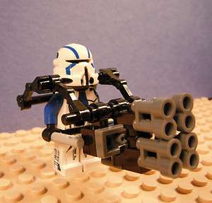   Custom ARC Heavy Weapons Blue Clone Trooper Minifig Minifigure  