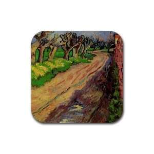  Pollard Willows By Vincent Van Gogh Square Coasters 