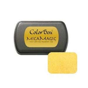  ColorBox MicaMagic Pigment Ink Pad   Yellow Gold: Arts 
