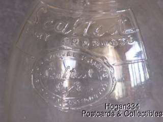  Quart Vapor Top Milk Bottle Sealtest Cloverleaf Dairy 1947 Toledo Ohio