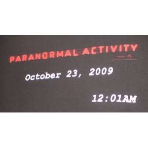 Paranormal Activity Promotional T shirt Size (L)