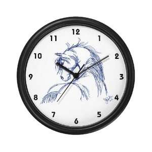  Horse Head Sketch Pets Wall Clock by CafePress: Home 