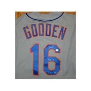  Dwight Doc Gooden autographed Baseball Jersey (New York 
