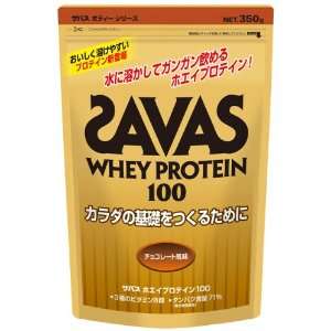  SAVAS Whey Protein 100 Chocolate flavor   350g: Health 