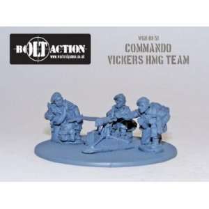   : 28mm Bolt Action   British: Commando Vickers HMG Team: Toys & Games