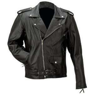  Solid Genuine Buffalo Leather Jacket (Pick a SizeExtra 