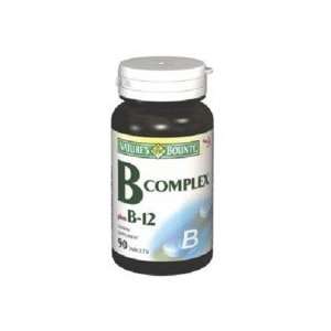  Natures Bounty B Complex Plus B 12 Tablets 90 Health 