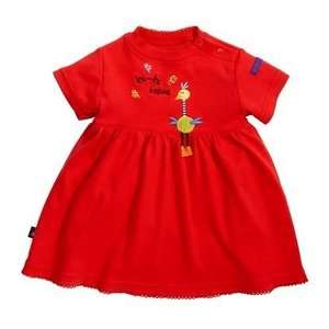  Ku Ku Bird Short Sleeved Dress   Red : 3 Months: Baby