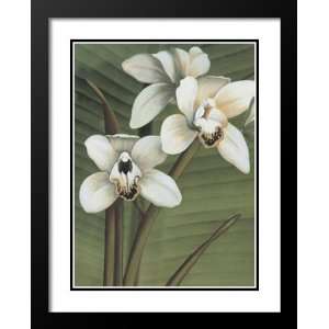  Andrea Trivelli Framed and Double Matted Art 33x41 Orchid 