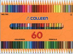 Box of 30 Double End Colleen Round Color Pencils  