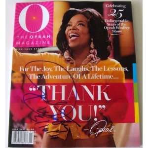  Oprah Winfrey Signed Magazine w/COA Chicago 5 16 11 