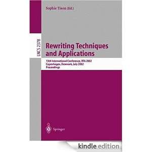 Rewriting Techniques and Applications 13th International Conference 