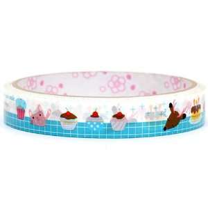  cute cupcakes Sticky Tape with animals Toys & Games