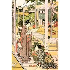    Domestic Scene   Poster by Kitagawa Utamaro (12x18)