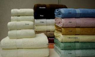 Pc Solid Combed Towel Set  