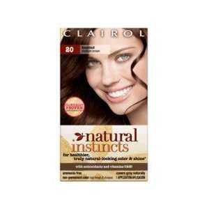  Clairol Natural Instincts Haircolor, Hazelnut Medium Brown 