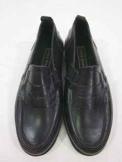 COLE HAAN Black Waterproof Elastic Rain Loafers Size 6  