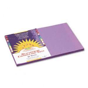 SunWorks 7207   Construction Paper, 58 lbs., 12 x 18, Violet, 50 