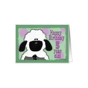  Sheep 5th Birthday Card: Toys & Games
