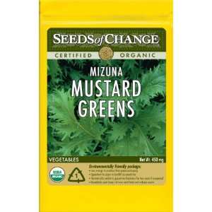   Certified Organic Mizuna Asian Gourmet Green Patio, Lawn & Garden