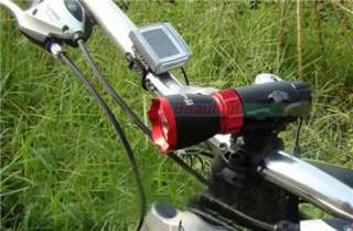 LED Bike Bicycle Flashlight Torch Mount Clamp Holder  
