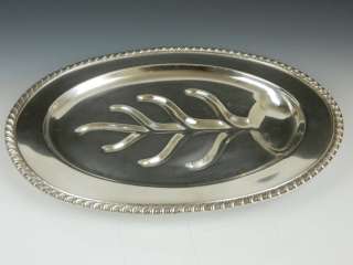   SILVERPLATE TRAY 2229 LARGE ROAST MEAT SERVING PLATTER TRAY PAN  