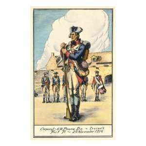  Corporal, Fort Ticonderoga Premium Poster Print