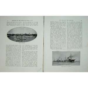  Russo Japanese War Shanghai Harbour Ship Red Sea