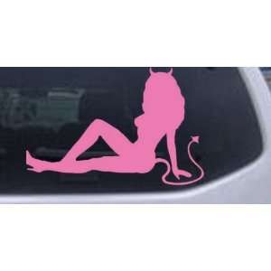  Pink 28in X 18.8in    Sexy Mudflap Devil Girl Silhouettes 