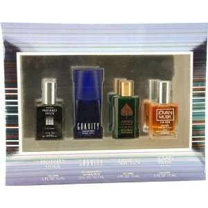 Mens Coty World Travelers Variety By Coty For Men 4 Piece Variety With 