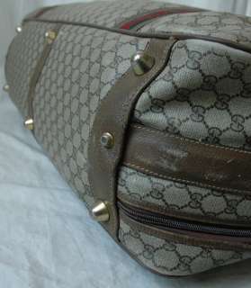   *VINTAGE*Monogram GG Canvas Suitcase Travel Bag Large Luxury Luggage