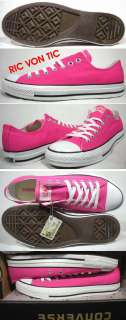 New CONVERSEChuck TaylorNeon Pink Lo Skate Shoes 13  